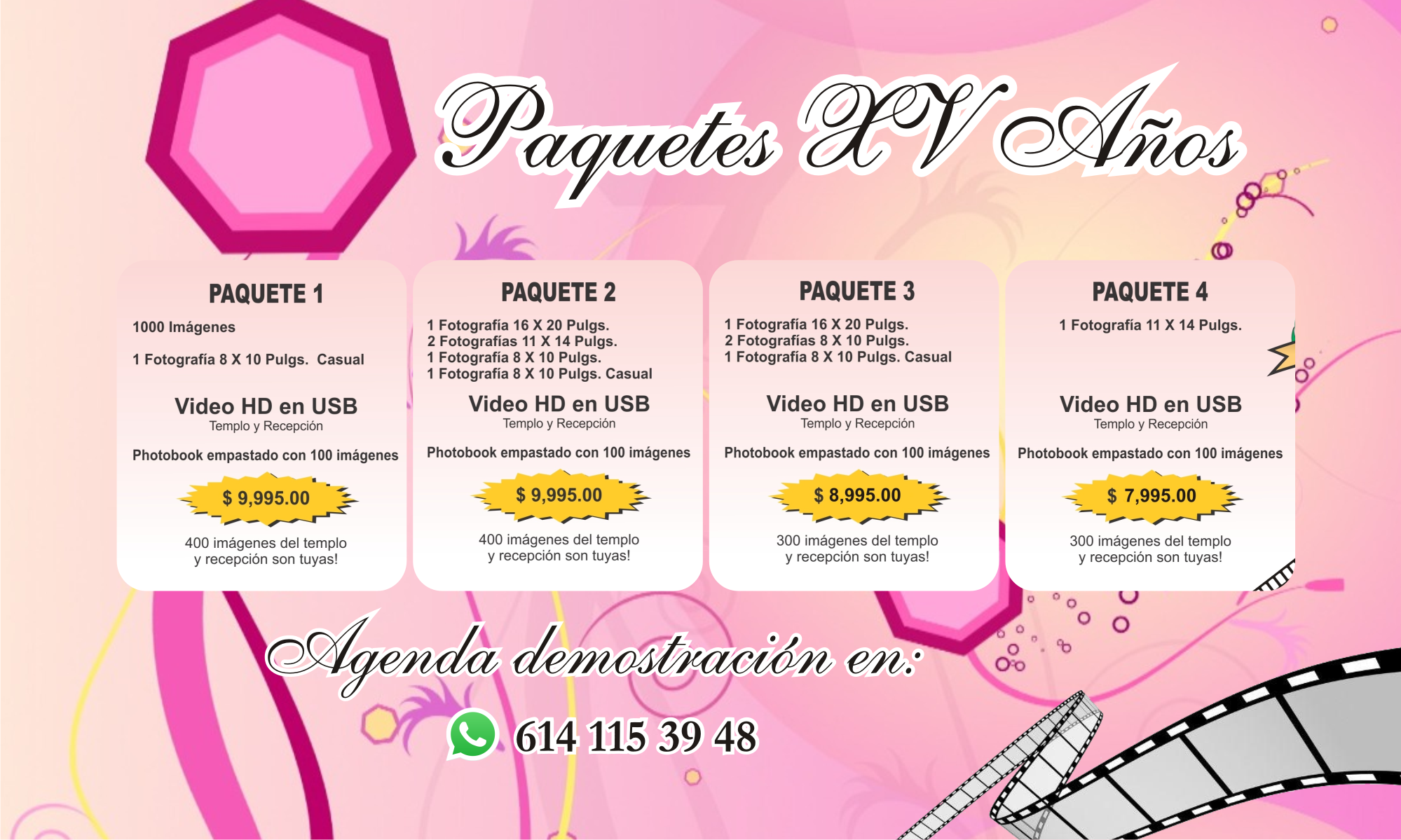 【Servicio de Fotografia y Video Profesional para XV Años Chihuahua】